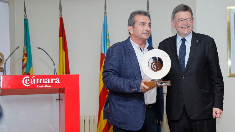 Cítrics Roquetes, miembro de la Red Nodus, recibe el galardón Accord a la Calidad Social de la Cámara de Comercio de Castellón 2018.